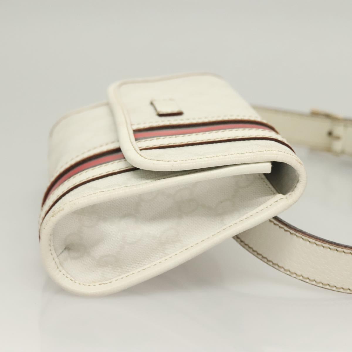 Gucci Belt Bag White Pvc Clutch Bag