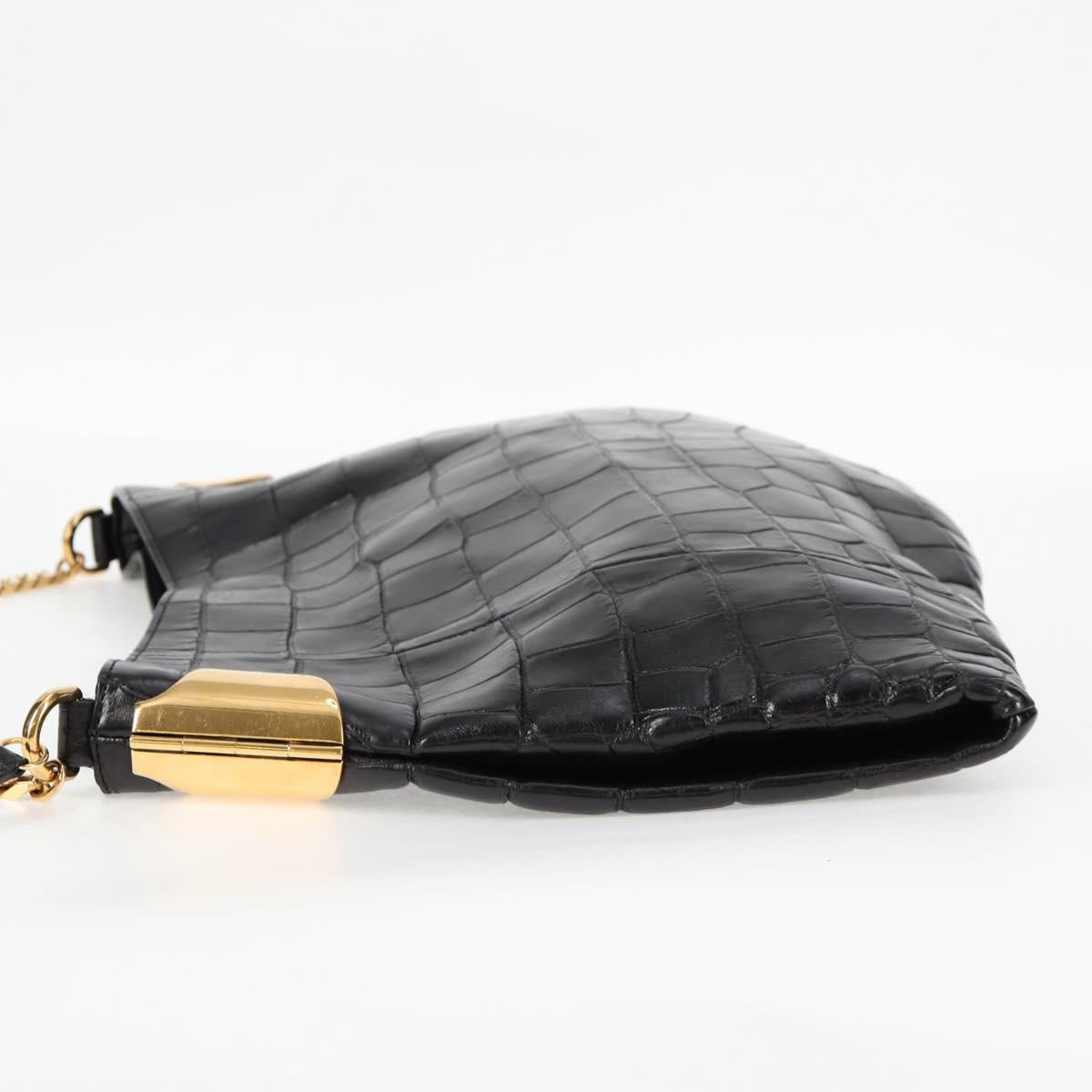 Gucci Black Leather Shoulder Bag