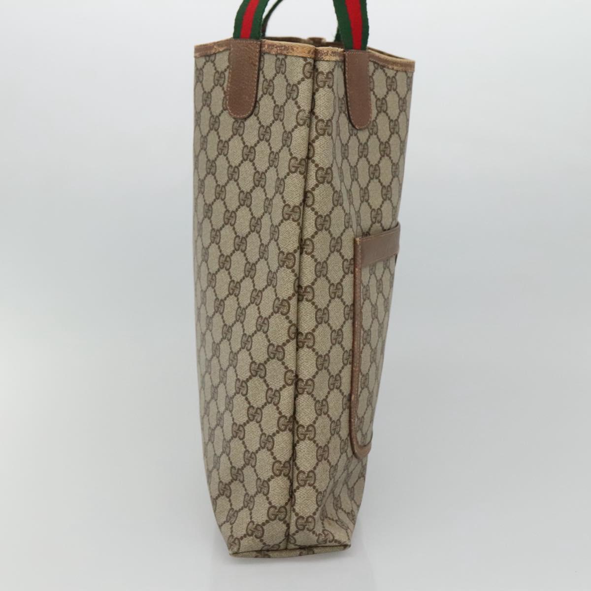 Gucci Sherry Beige Canvas Tote Bag