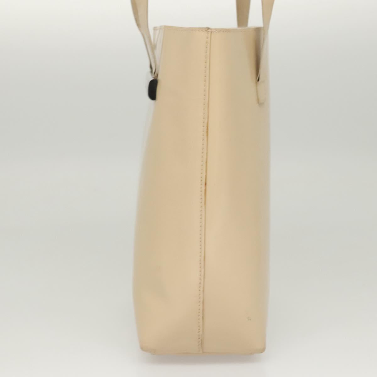 Gucci Beige Patent Leather Handbag