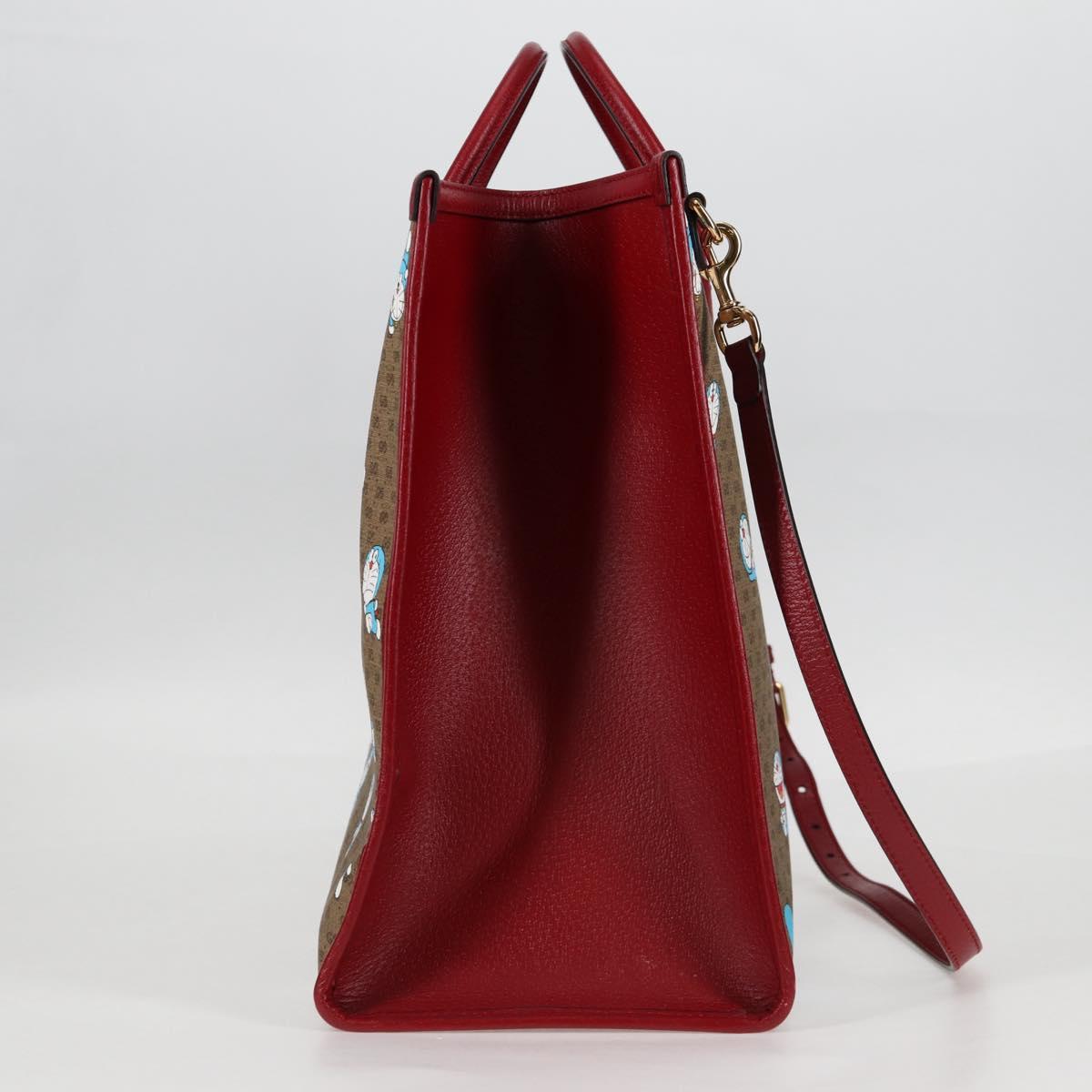 Gucci Doraemon Beige Canvas Tote Bag