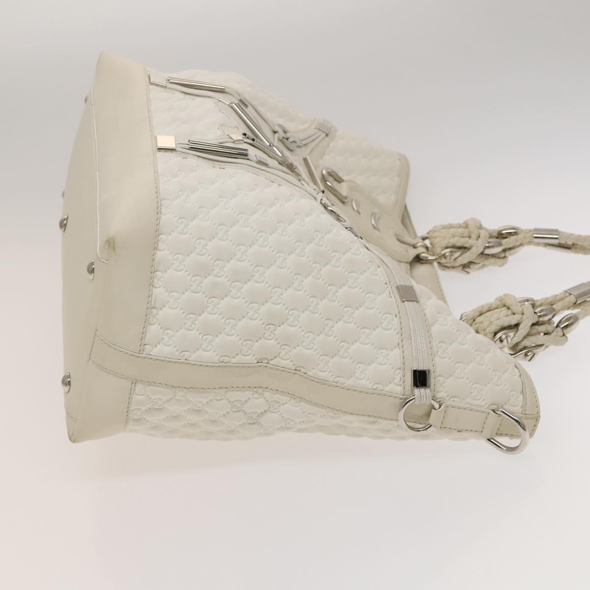 Gucci Horsebit White Leather Handbag