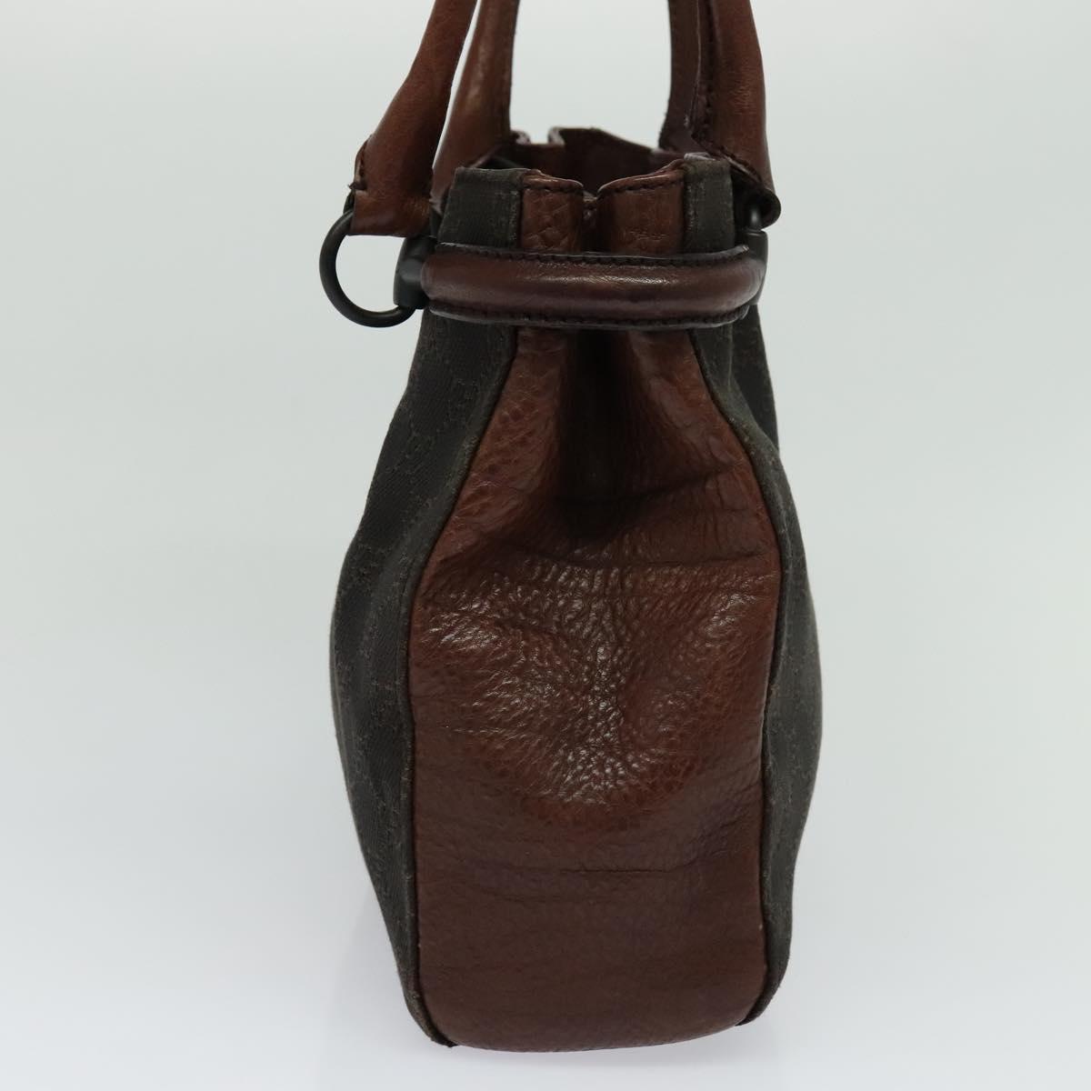 Gucci Horsebit Brown Canvas Tote Bag