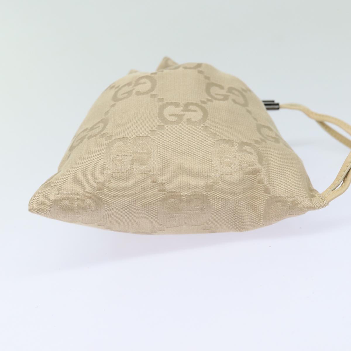 Gucci Gg Canvas Beige Canvas Clutch Bag