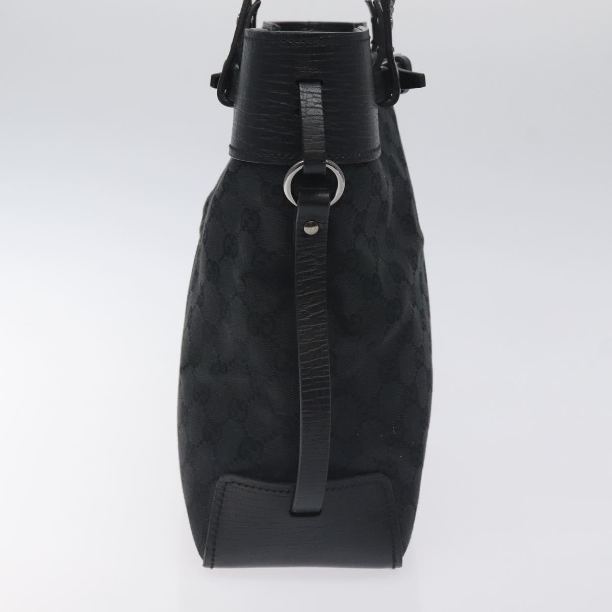 Gucci Gg Canvas Black Canvas Tote Bag