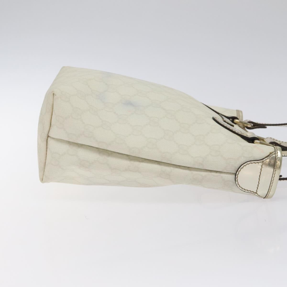 Gucci Gg Canvas White Canvas Tote Bag