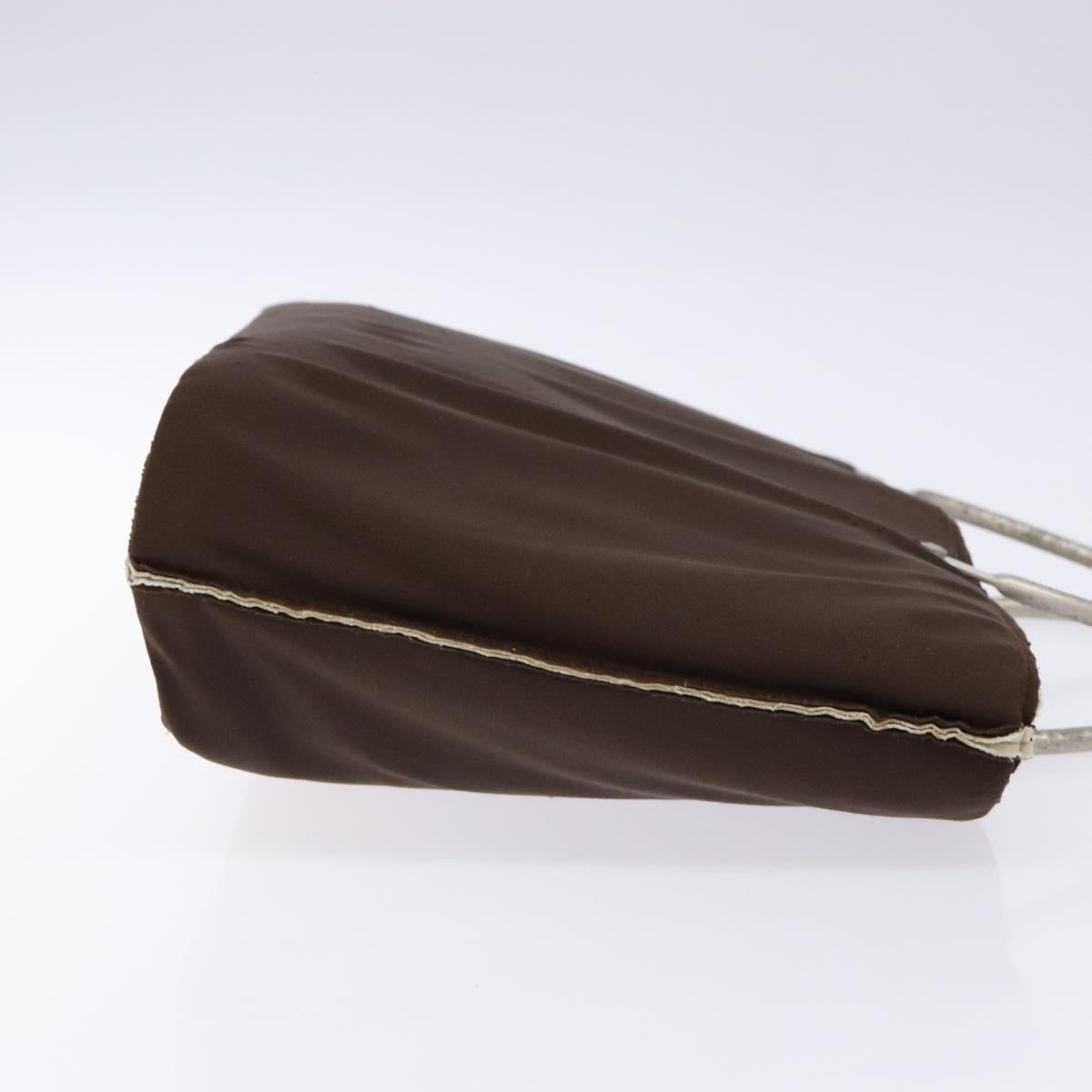 Chanel Brown Nylon Tote Bag