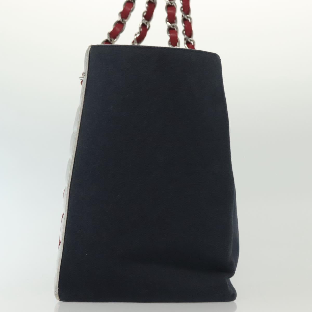 Chanel Numero 5 Navy Canvas Tote Bag