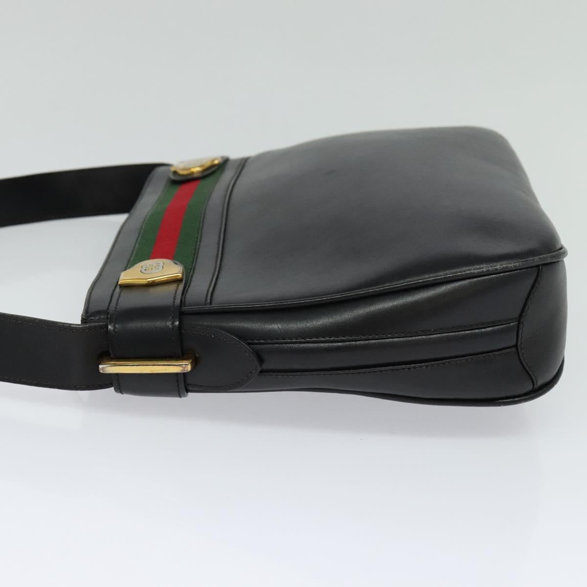 Gucci Ophidia Black Leather Shoulder Bag