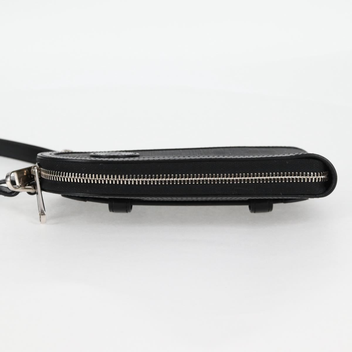 Gucci Off The Grid Black Canvas Clutch Bag