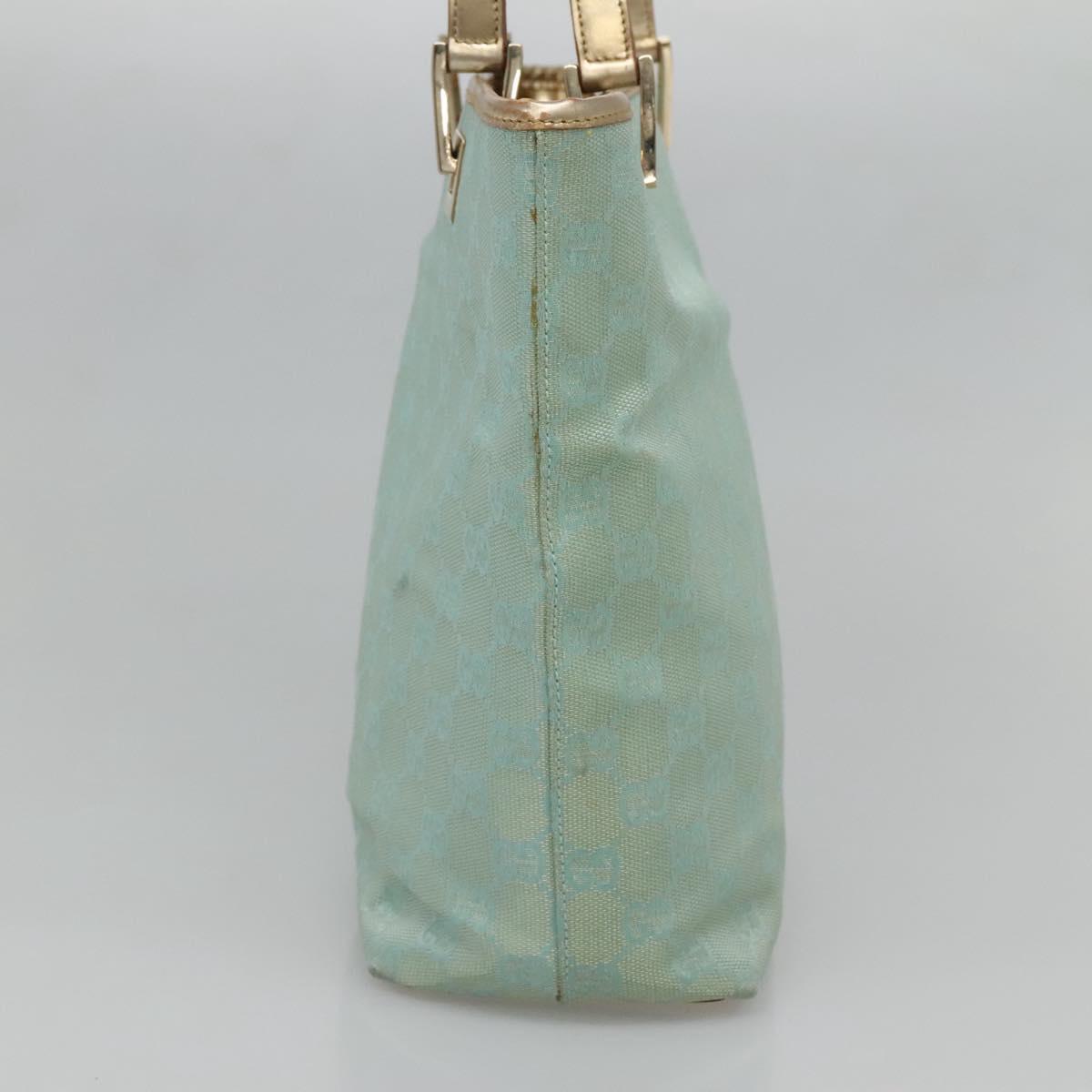 Gucci Gg Canvas Blue Canvas Tote Bag