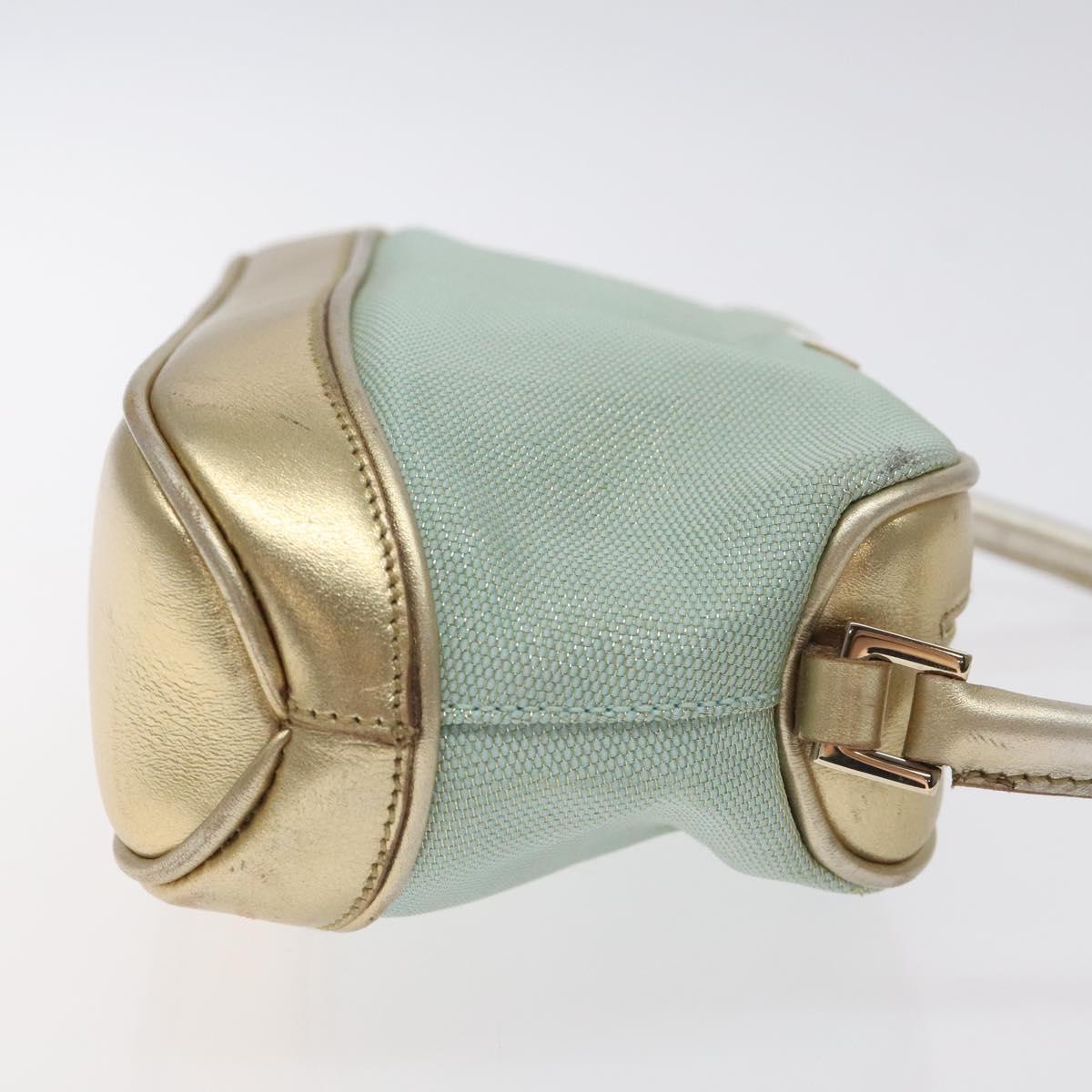 Gucci Blue Canvas Handbag