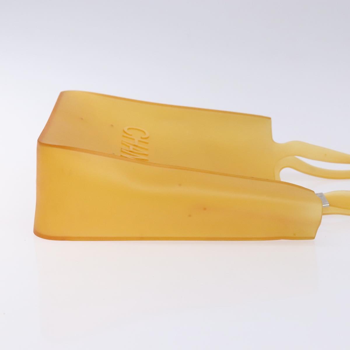 Chanel Fourre-Tout Brown Rubber Tote Bag