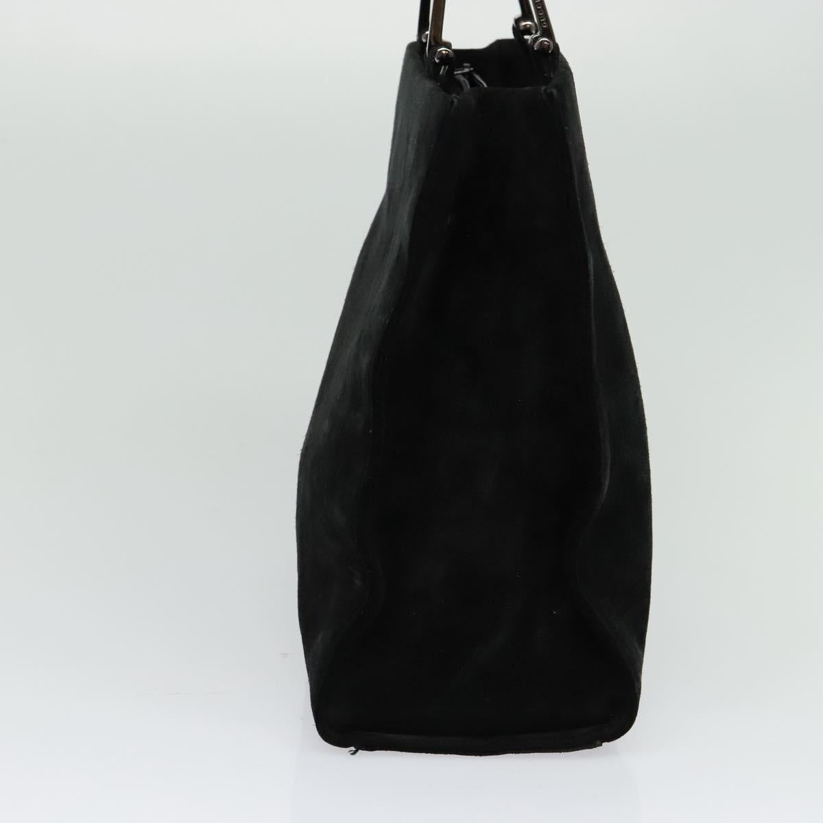 Gucci Black Suede Handbag