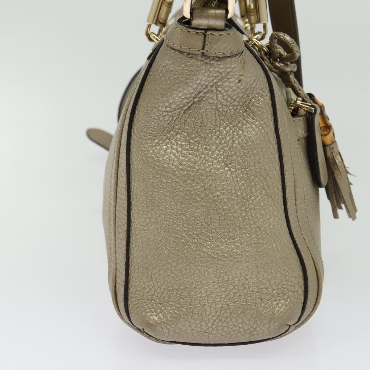 Gucci Bella Gold Leather Tote Bag