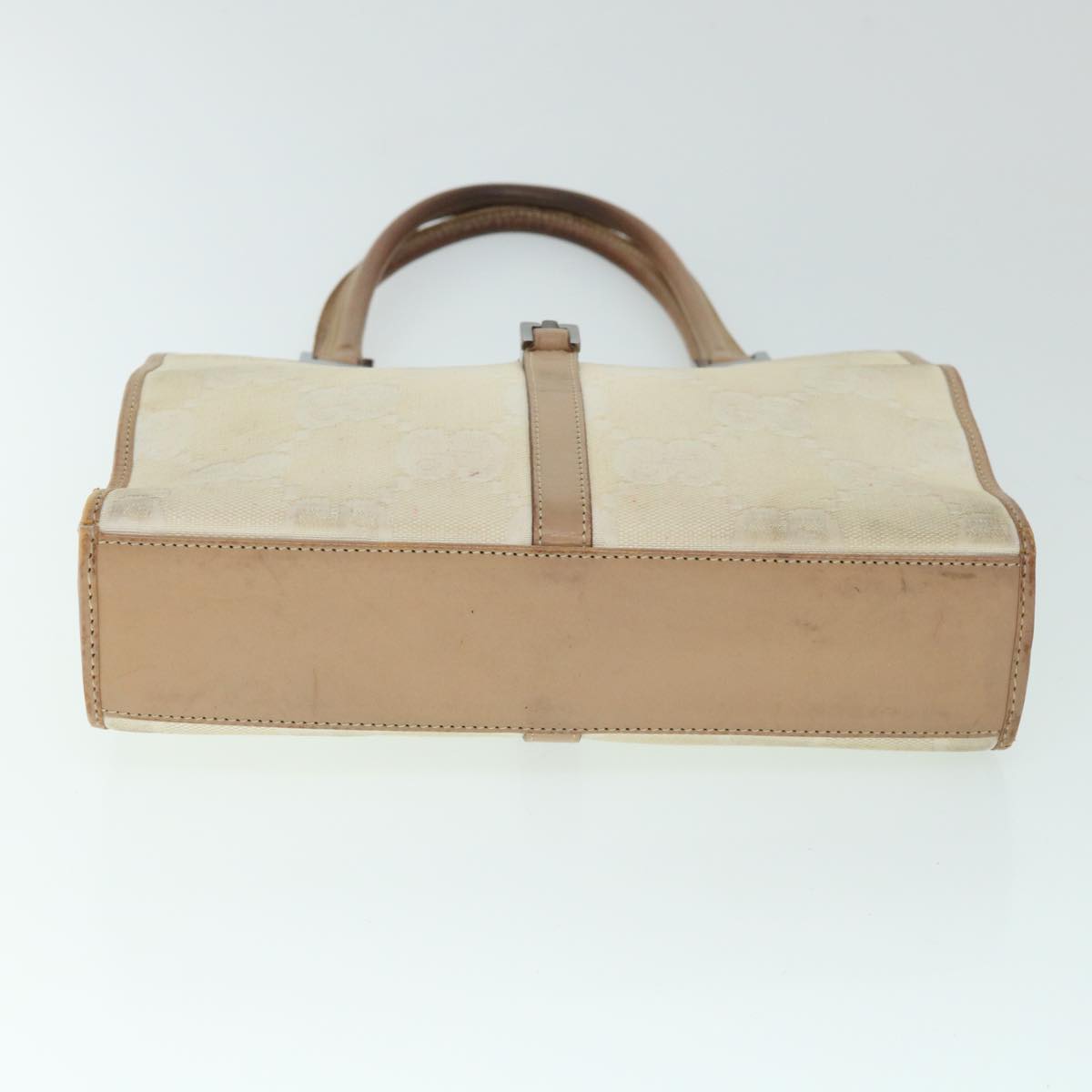 Gucci Gg Canvas Beige Canvas Handbag