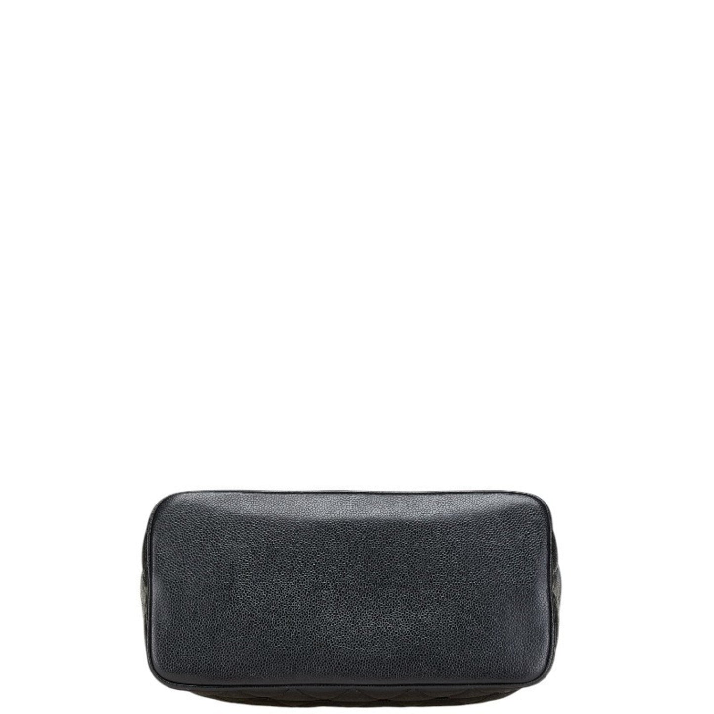 Chanel Black Grained Calfskin Handbag Tote Bag