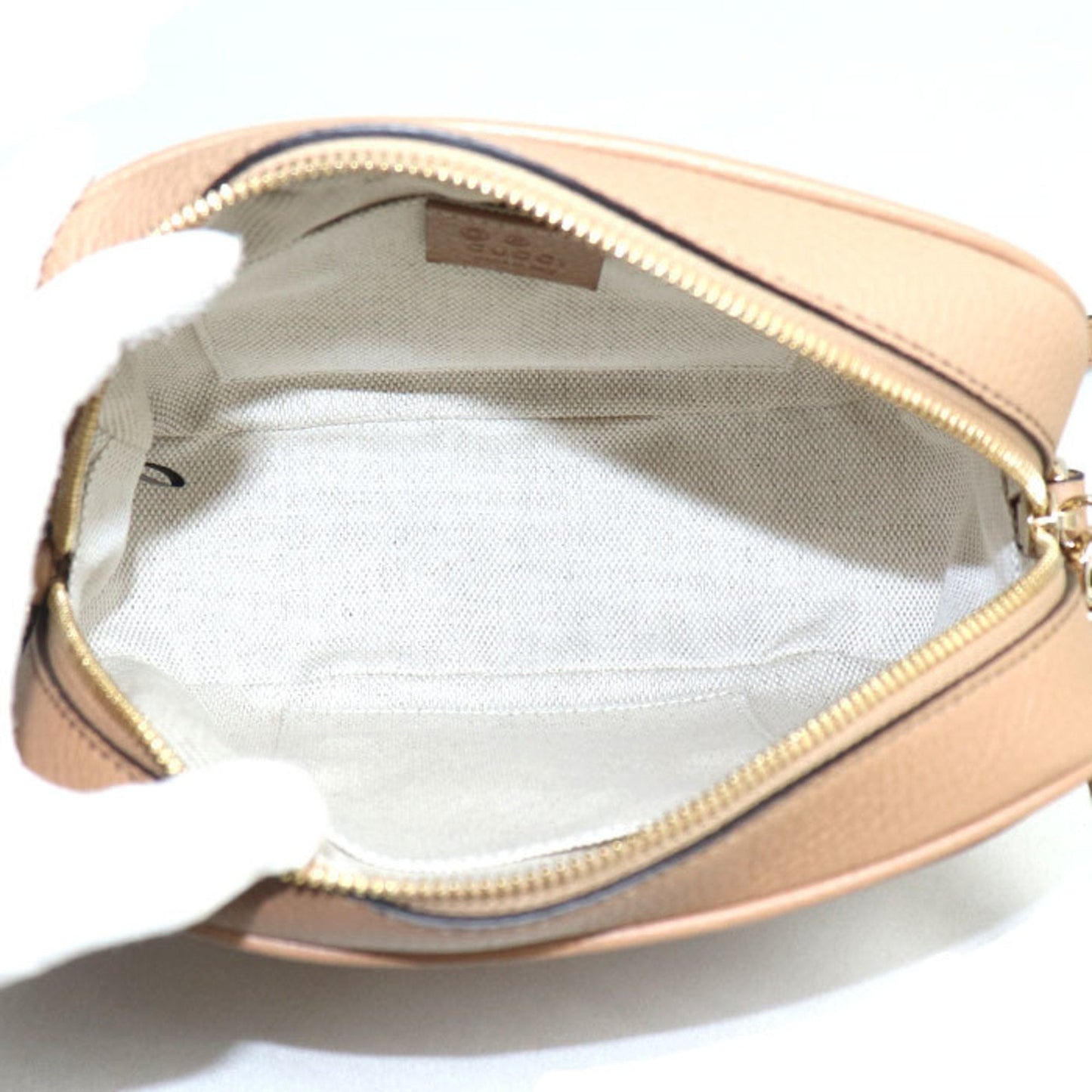 Gucci Beige Leather Shoulder Bag