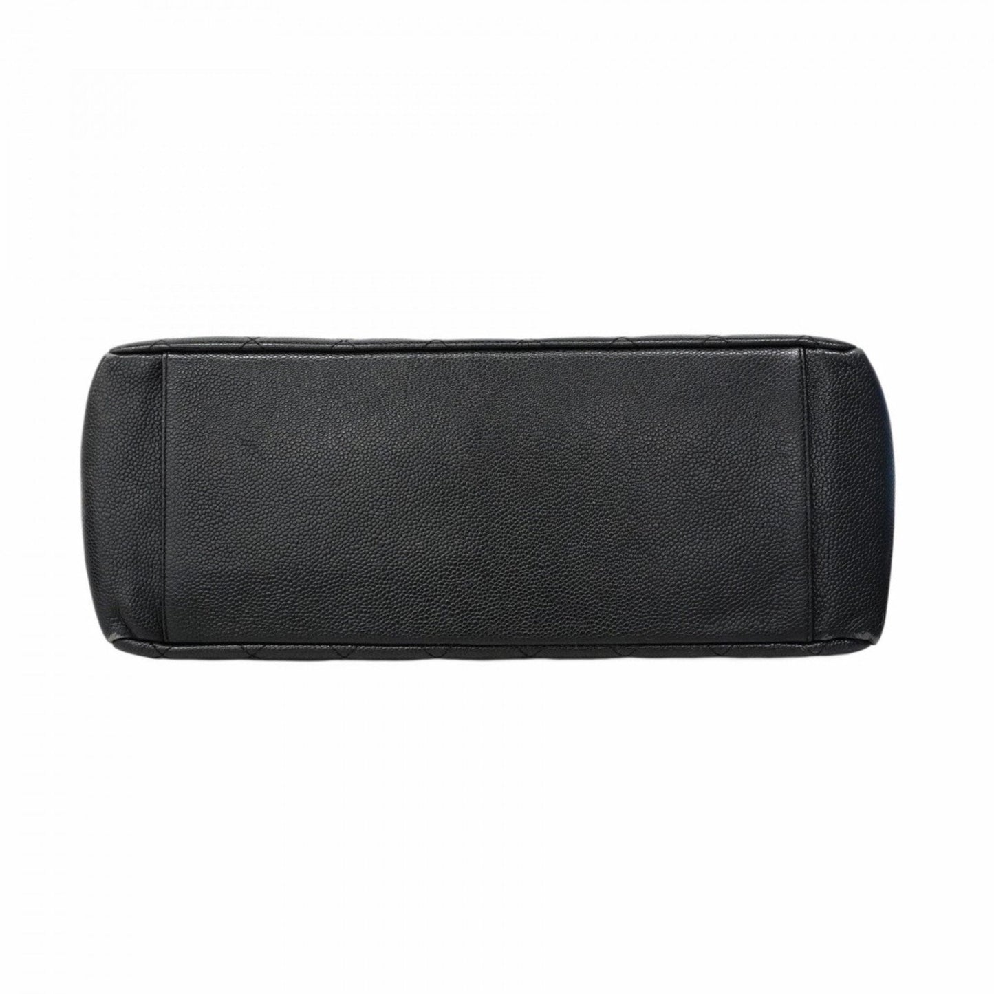 Chanel Black Grained Calfskin Tote Bag