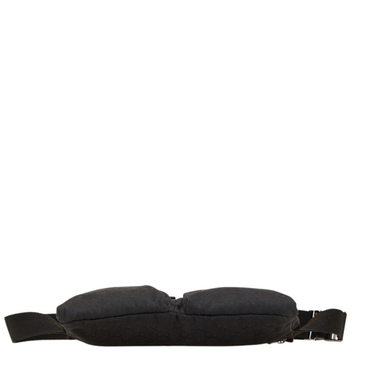 Gucci Black Canvas Leather Fanny Pack