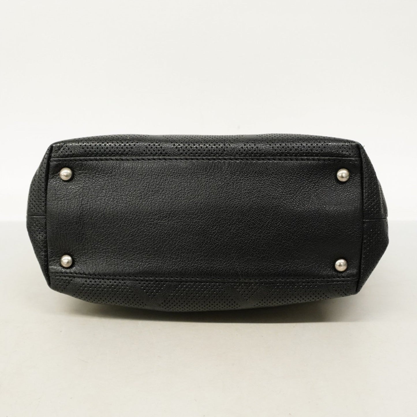 Chanel Black Leather Tote Bag