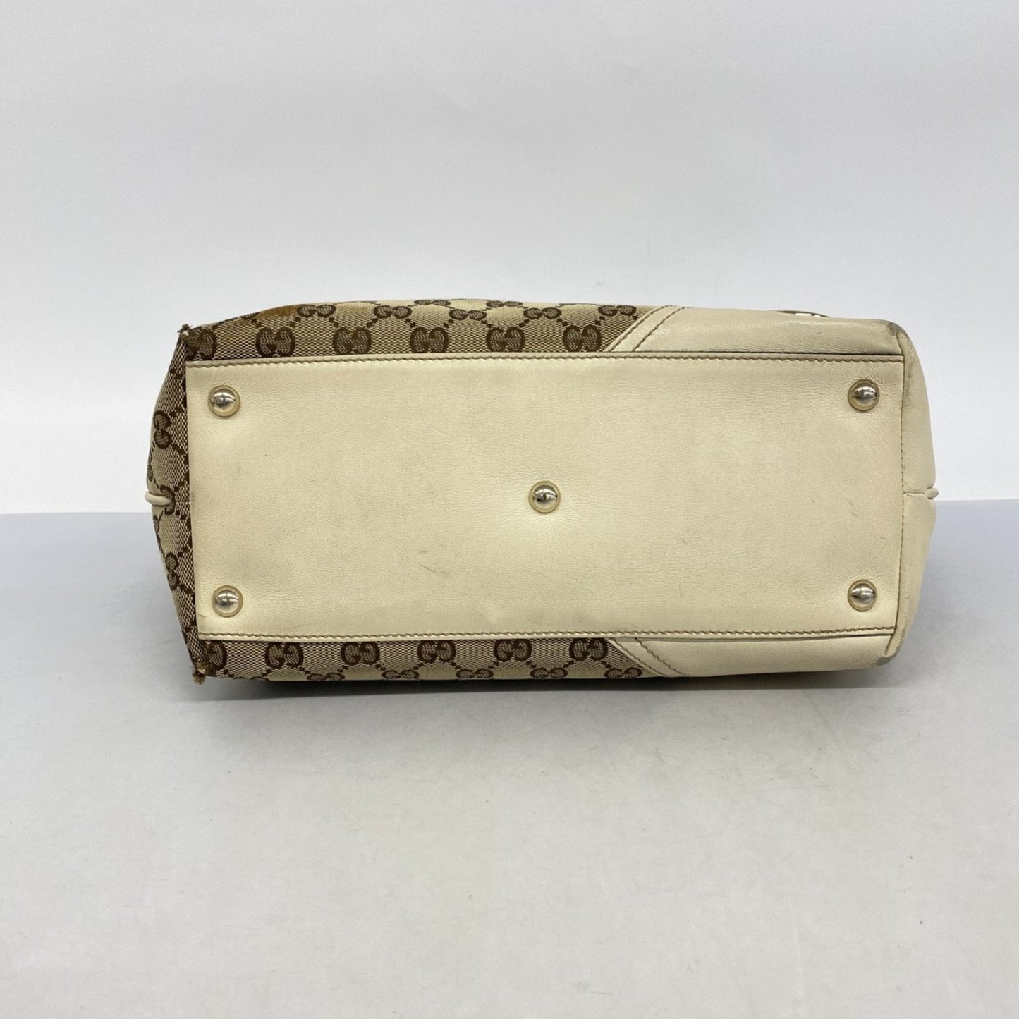 Gucci Brown Canvas Tote Bag