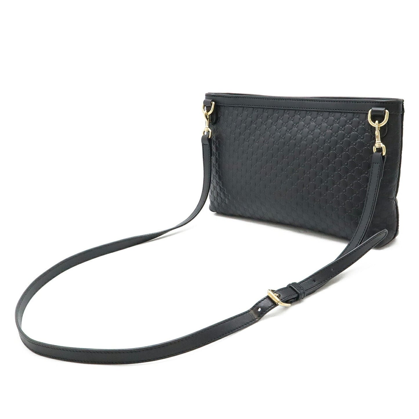 Gucci Black Leather Shoulder Bag