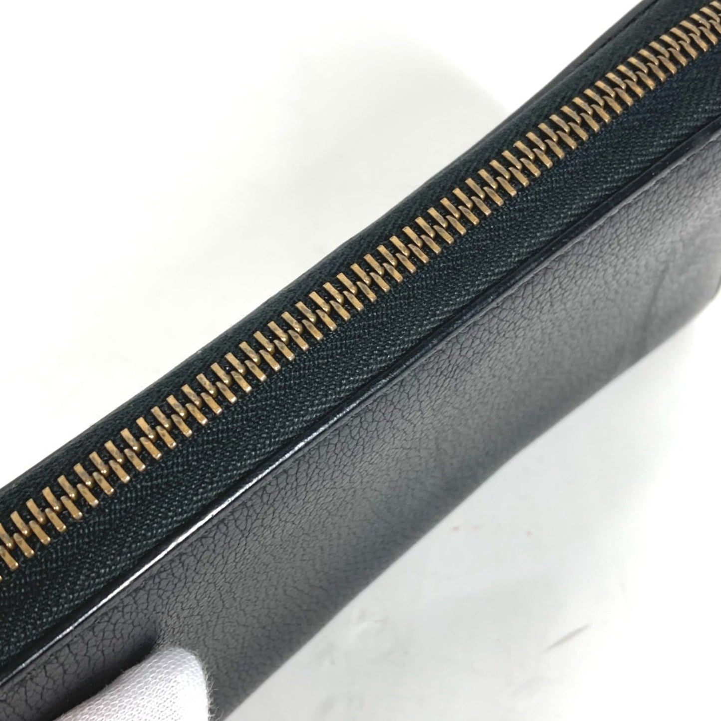 Gucci Black Leather Long Wallet (Bi-Fold)