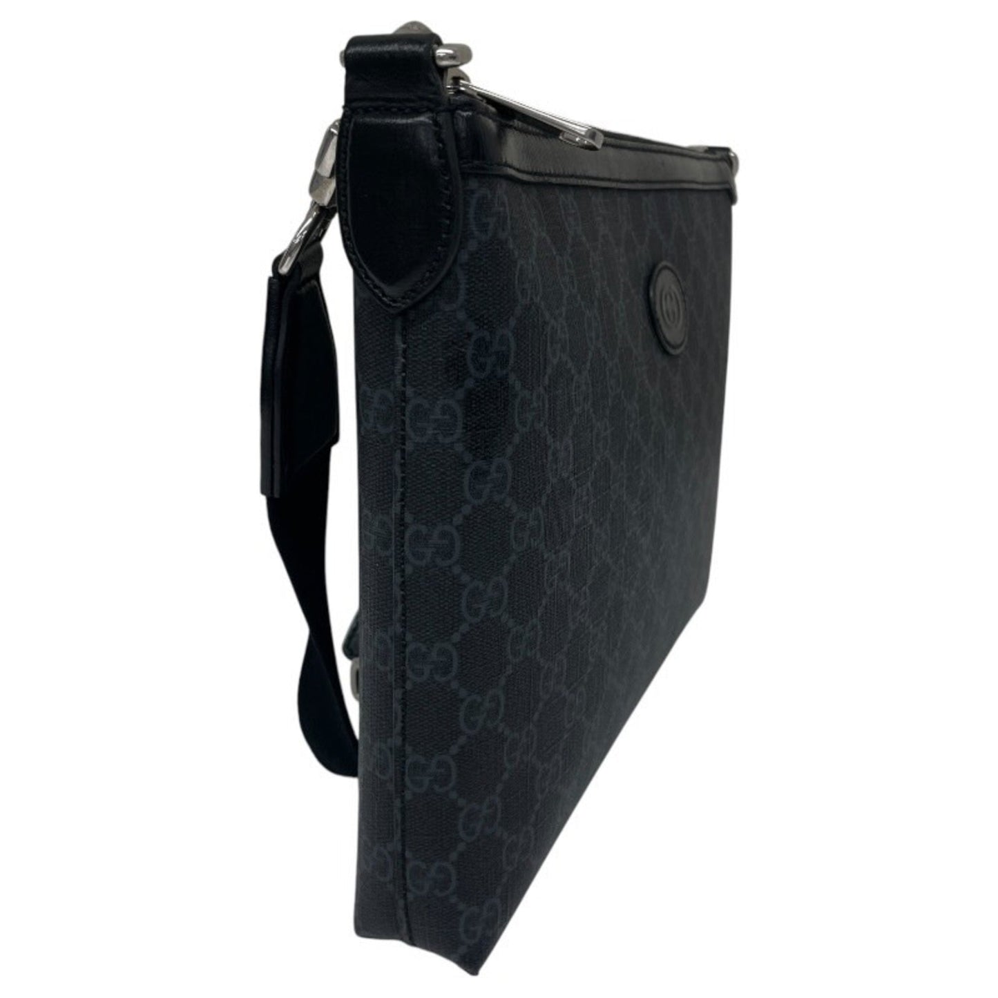 Gucci Black Gg Supreme Shoulder Bag