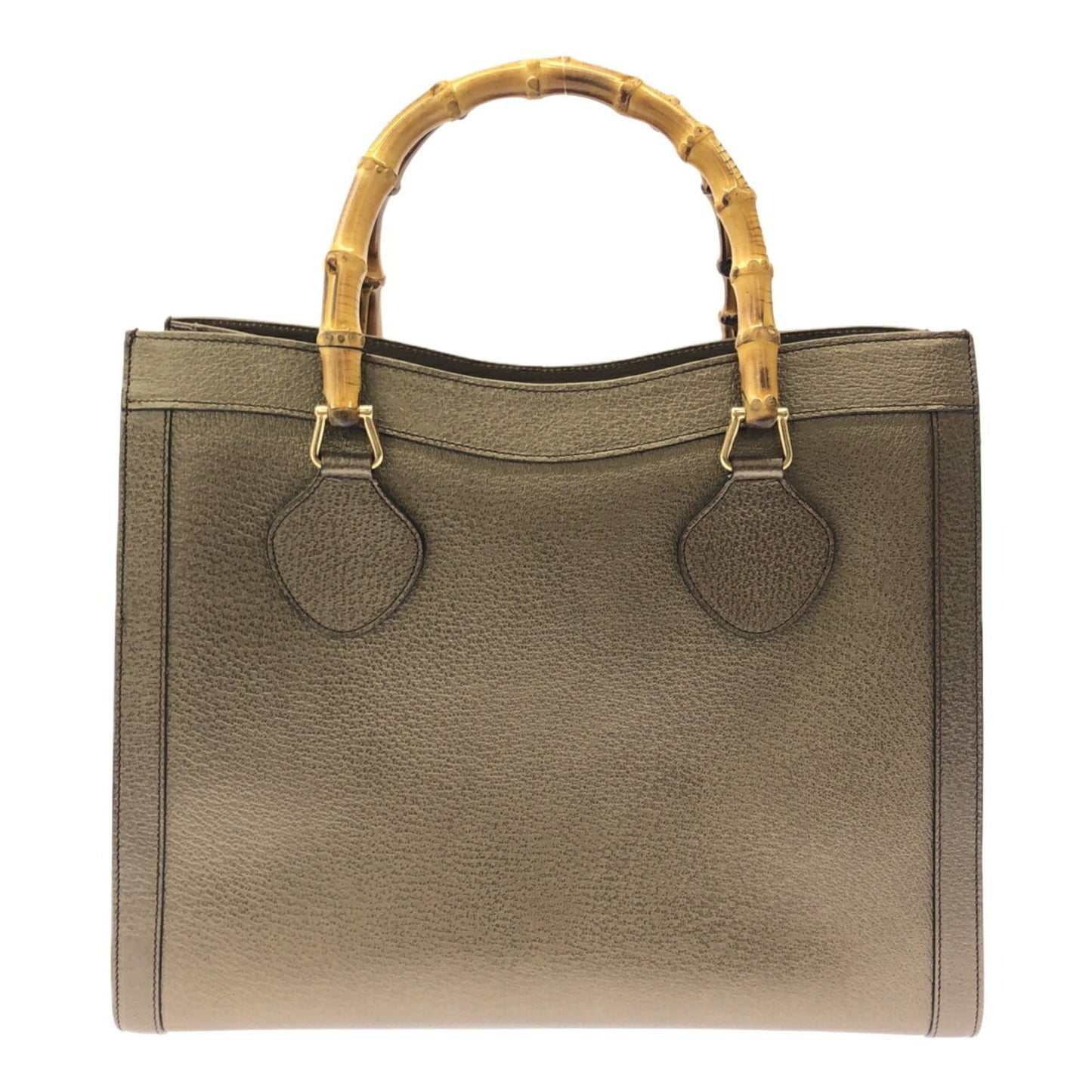 Gucci Brown Bamboo Handbag Tote Bag