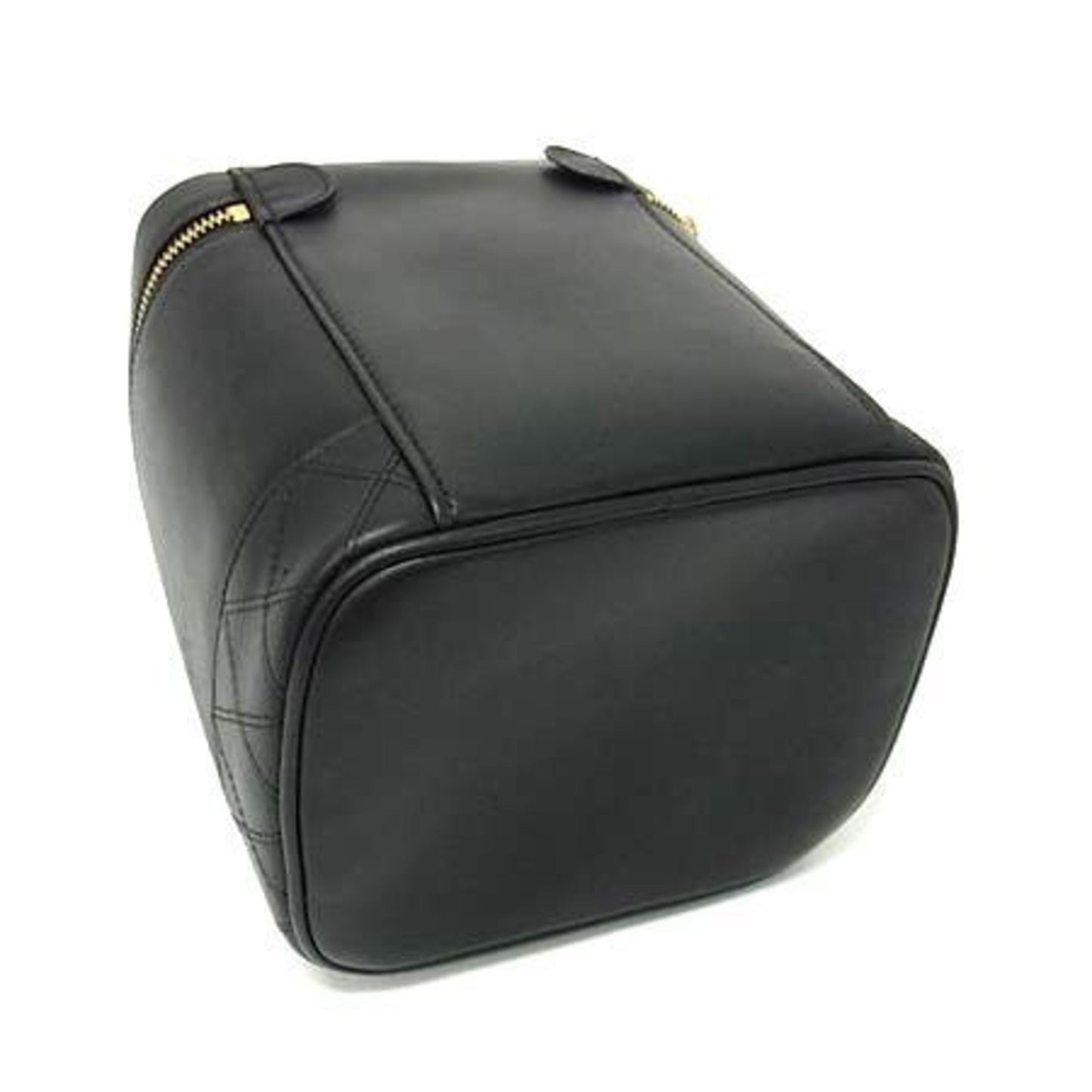 Chanel Bicolor Black Leather Shoulder Bag Tote Bag Vanity Bag