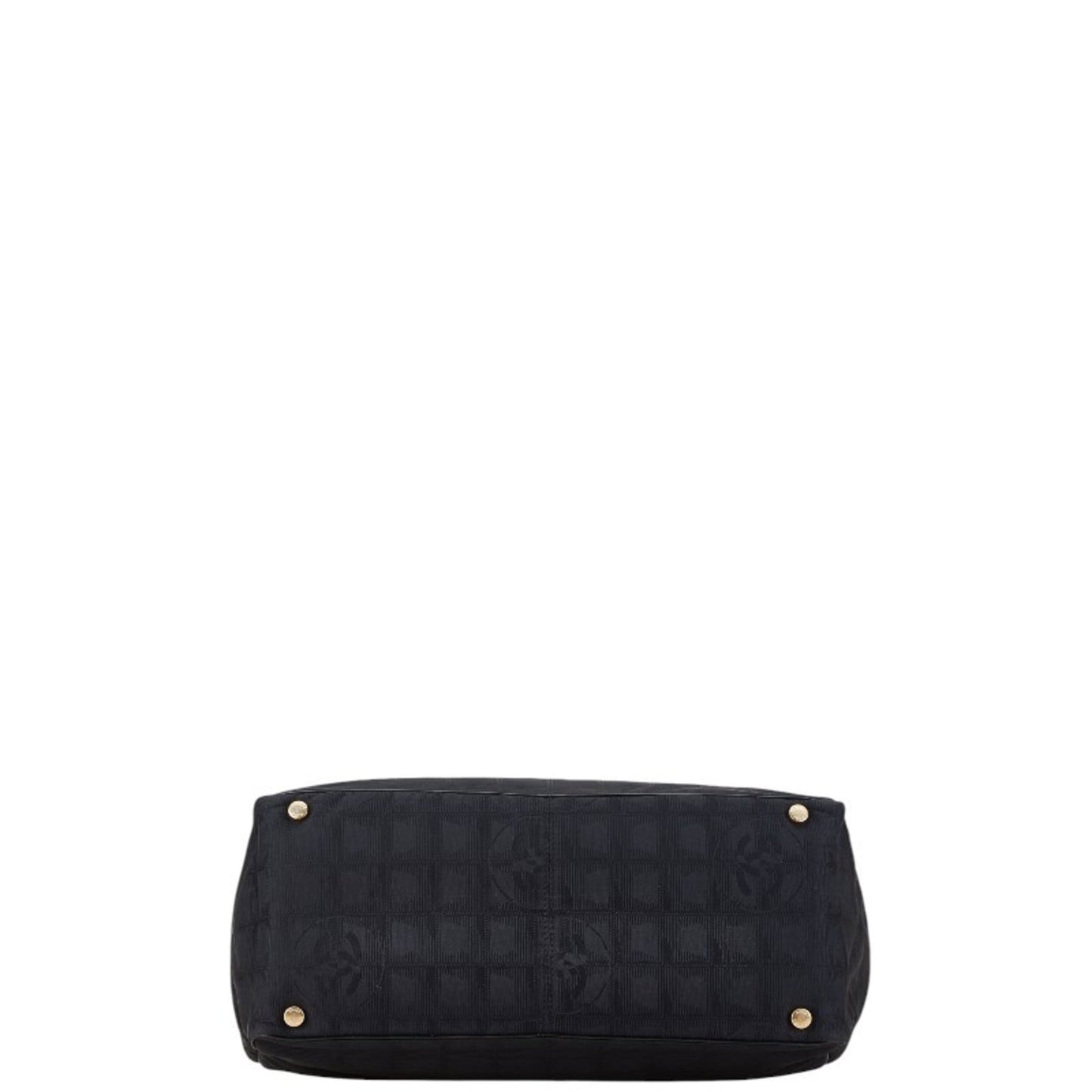 Chanel New Travel Line Black New Travel Line Nylon Leather Tote Bag