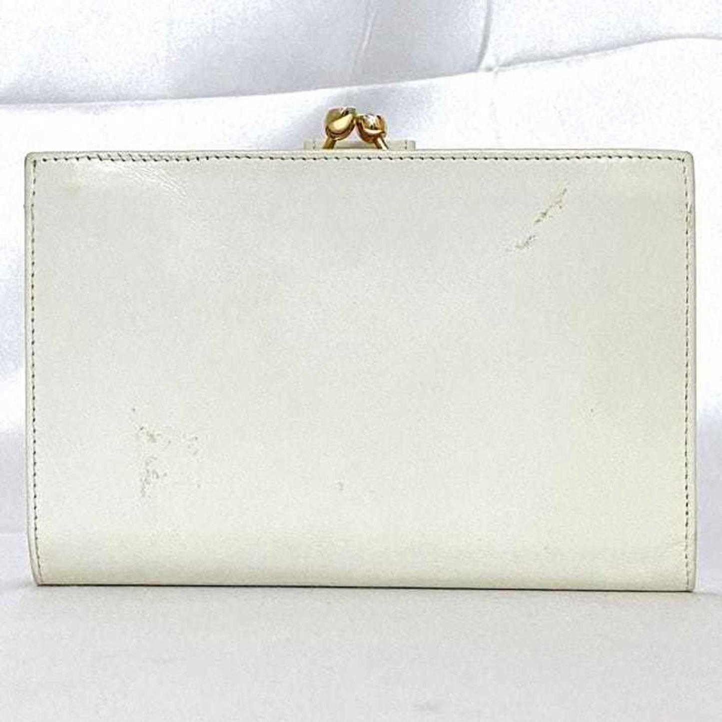 Gucci White Leather Wallet (Bi-Fold)