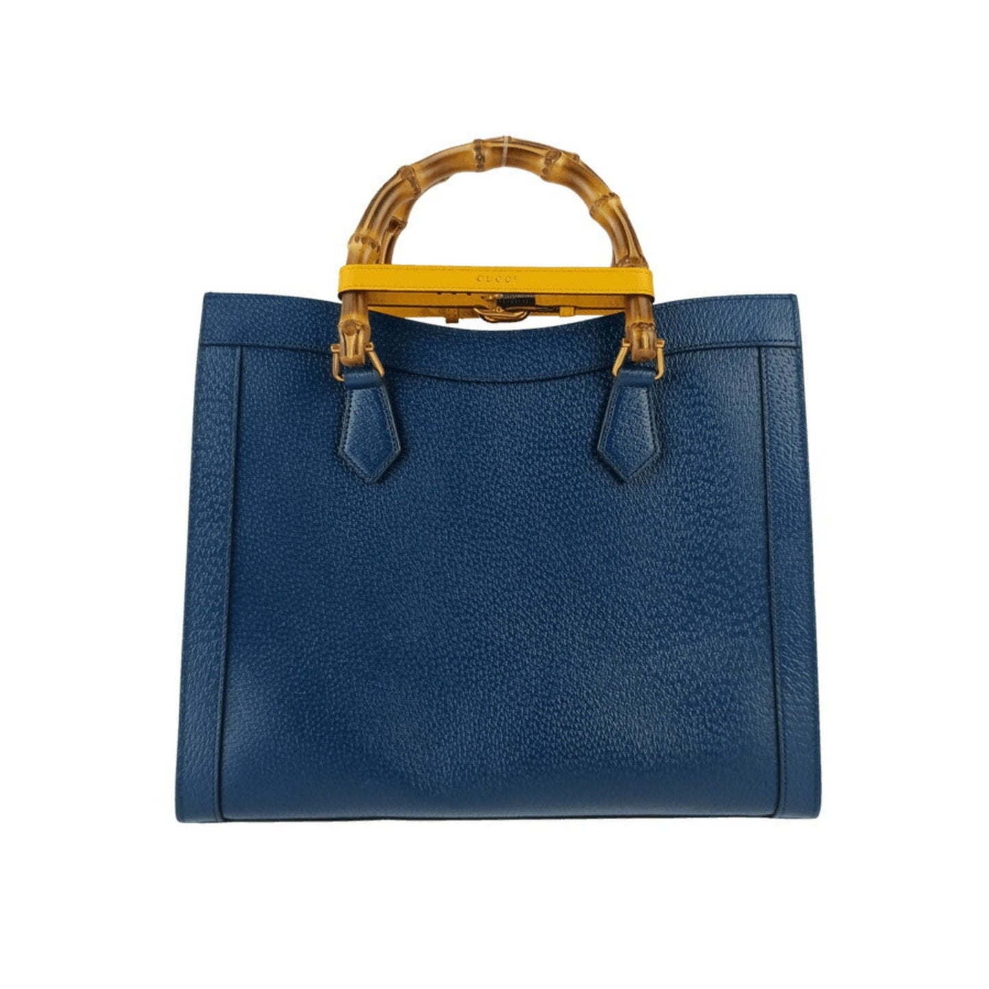Gucci Royal Blue Leather Handbag Shoulder Bag Tote Bag