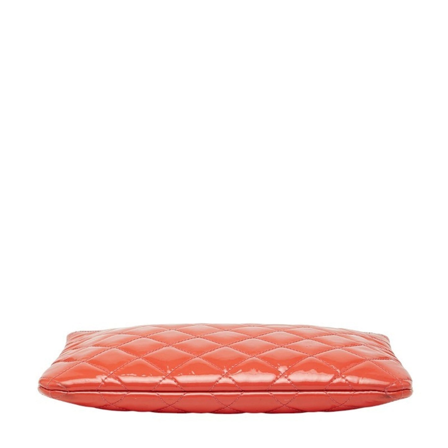Chanel Matelasse Orange Clutch Bag