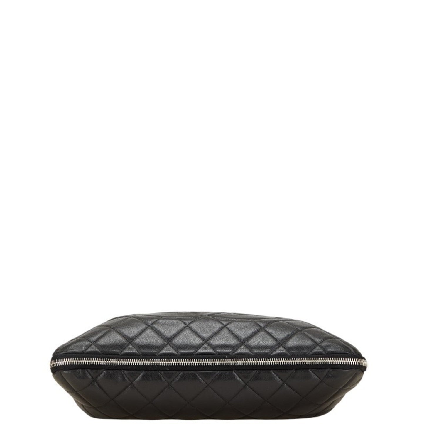 Chanel Matelasse Black Grained Calfskin Tote Bag