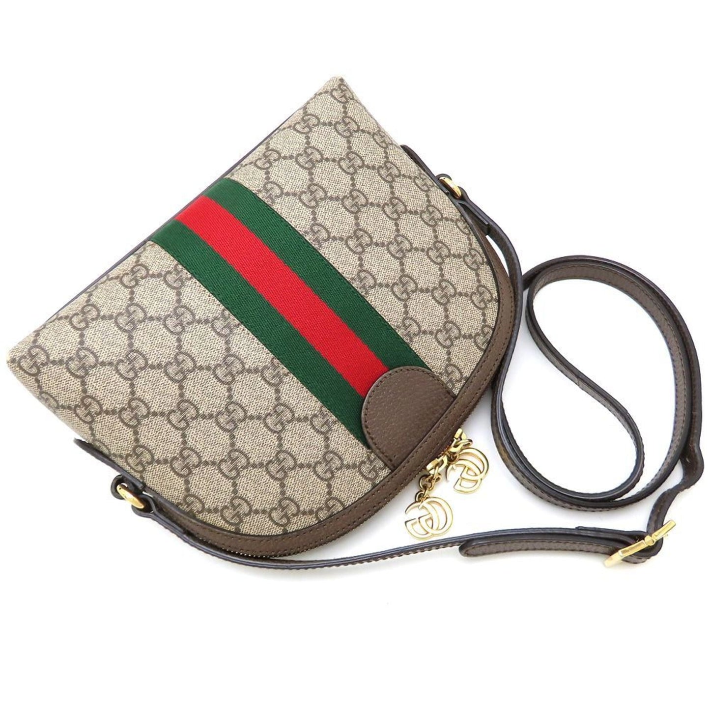 Gucci Beige Gg Supreme Leather Shoulder Bag