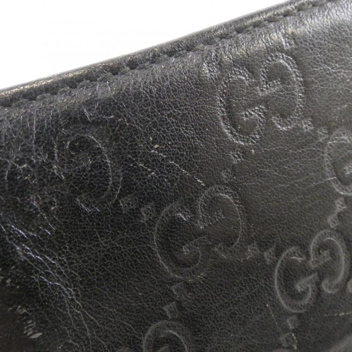 Gucci Black Leather Bill Wallet (Bi-Fold)