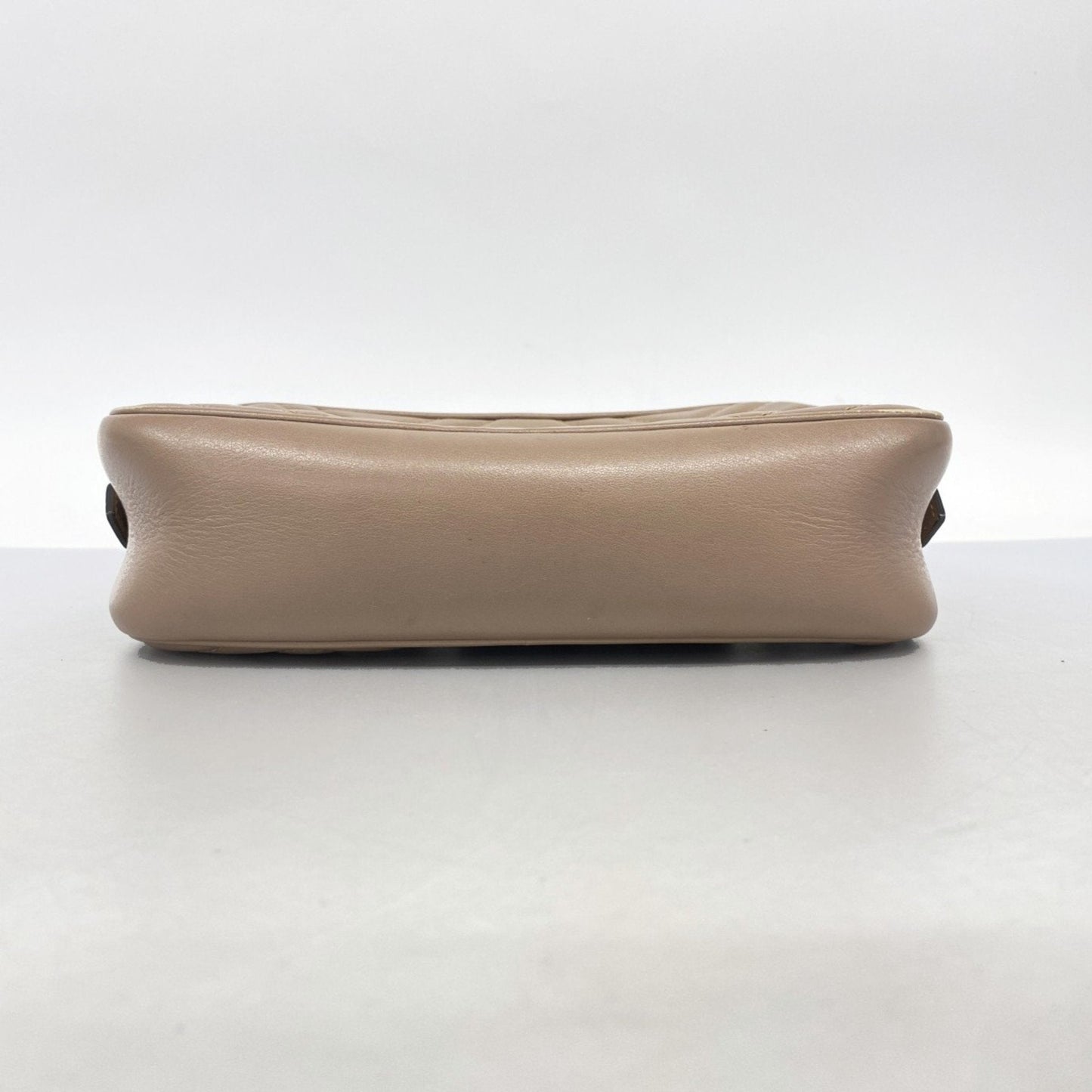 Gucci Pink Beige Leather Shoulder Bag