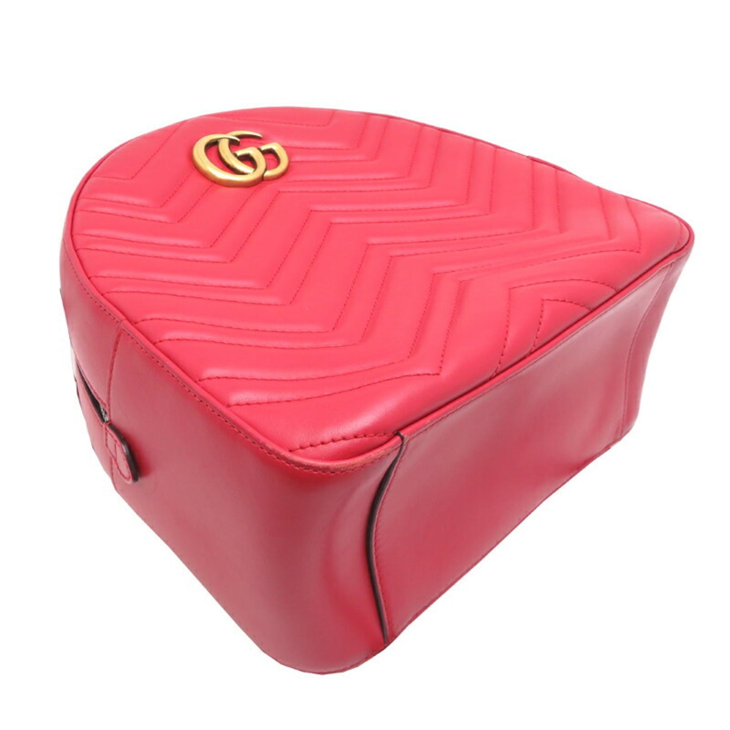 Gucci Red Color Leather Backpack