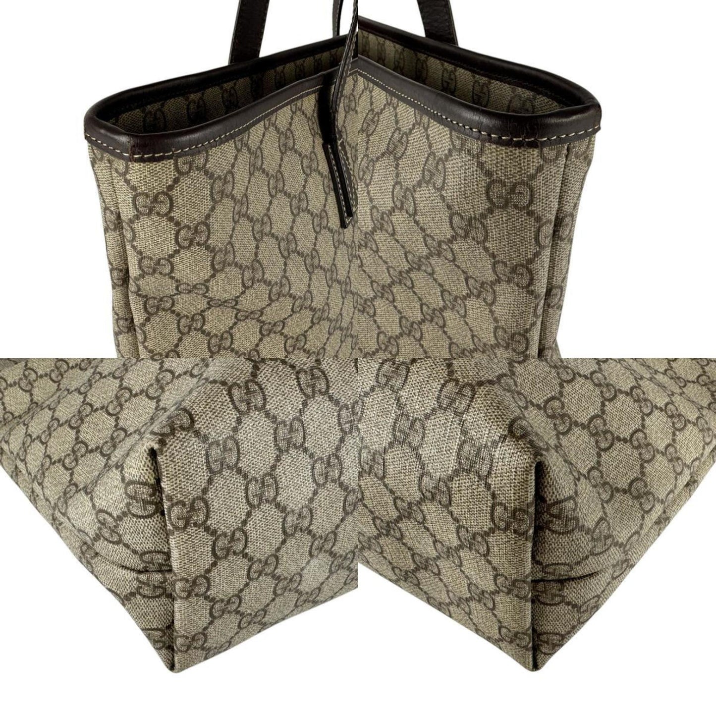 Gucci Brown Gg Supreme Canvas Handbag