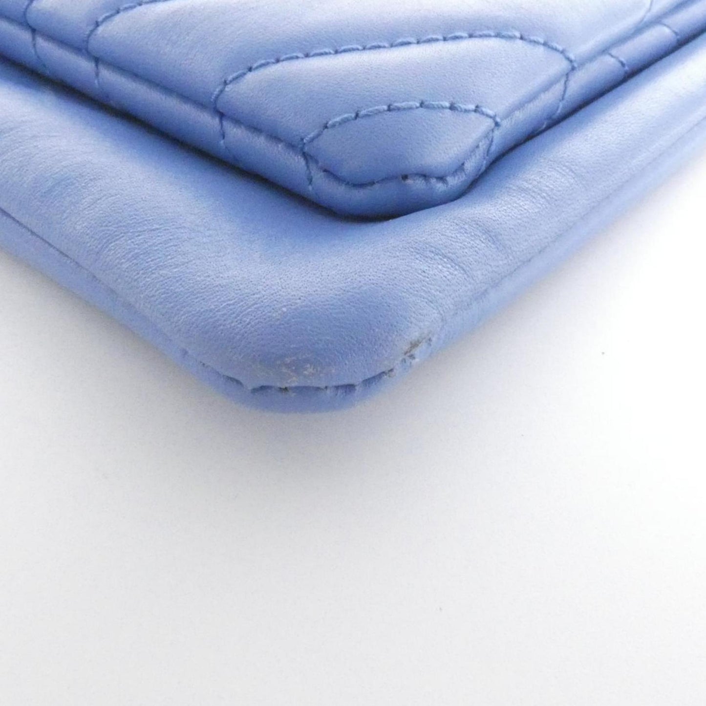 Gucci Light Blue Leather Shoulder Bag