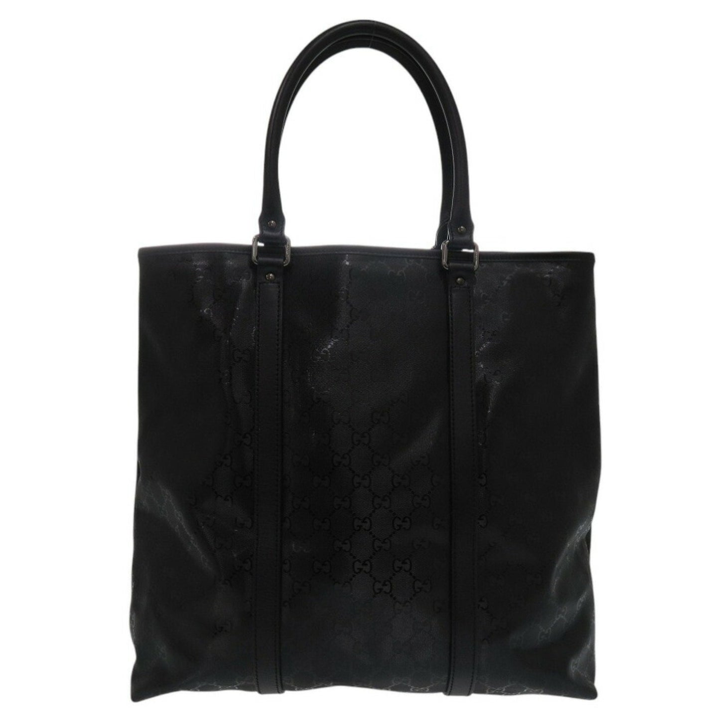 Gucci Black Pvc Tote Bag