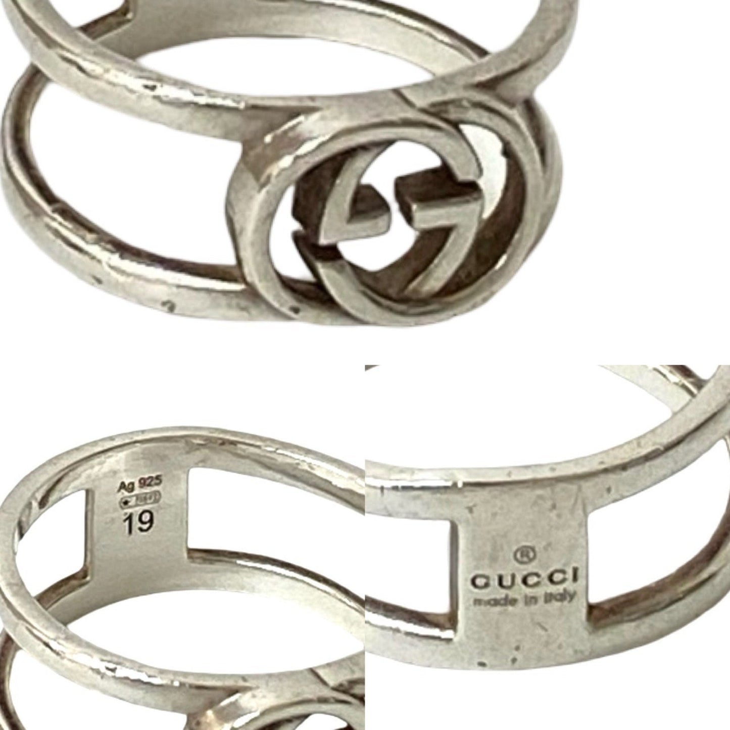 Gucci Silver Silver 925 Band Ring
