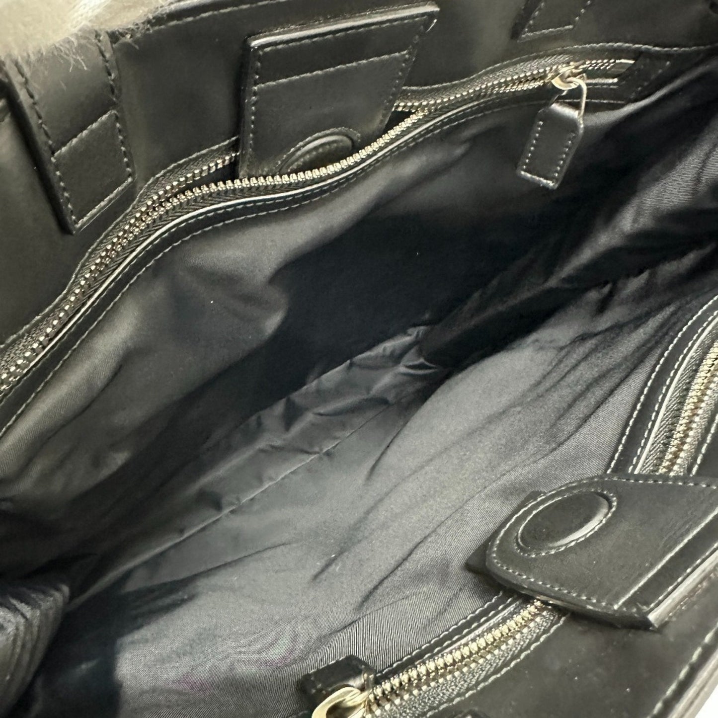 Gucci Beige Black Gg Supreme Handbag Tote Bag