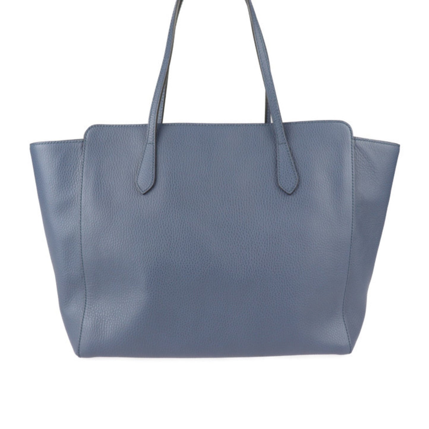 Gucci Navy Leather Handbag Shoulder Bag Tote Bag