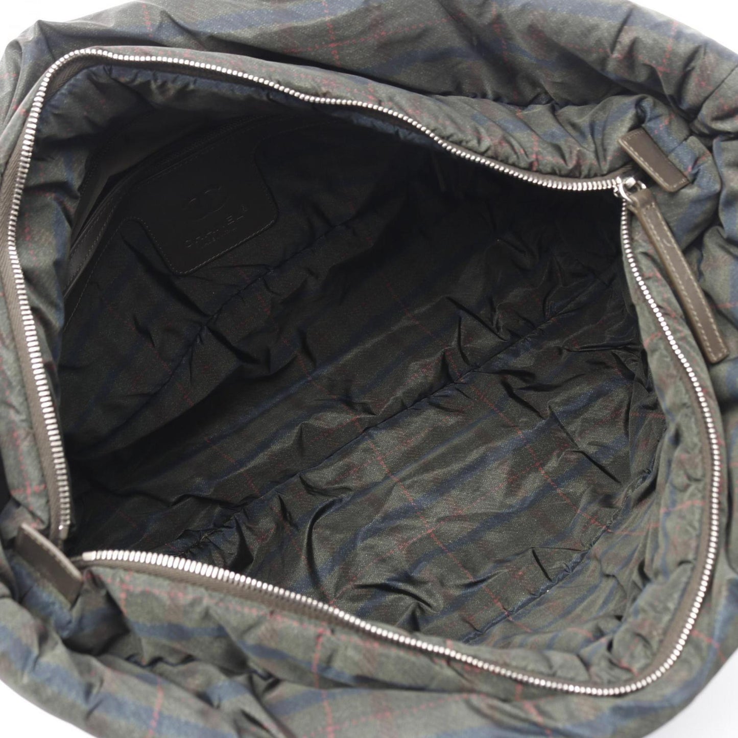 Chanel Khaki Multi-Color Nylon Leather Tote Bag