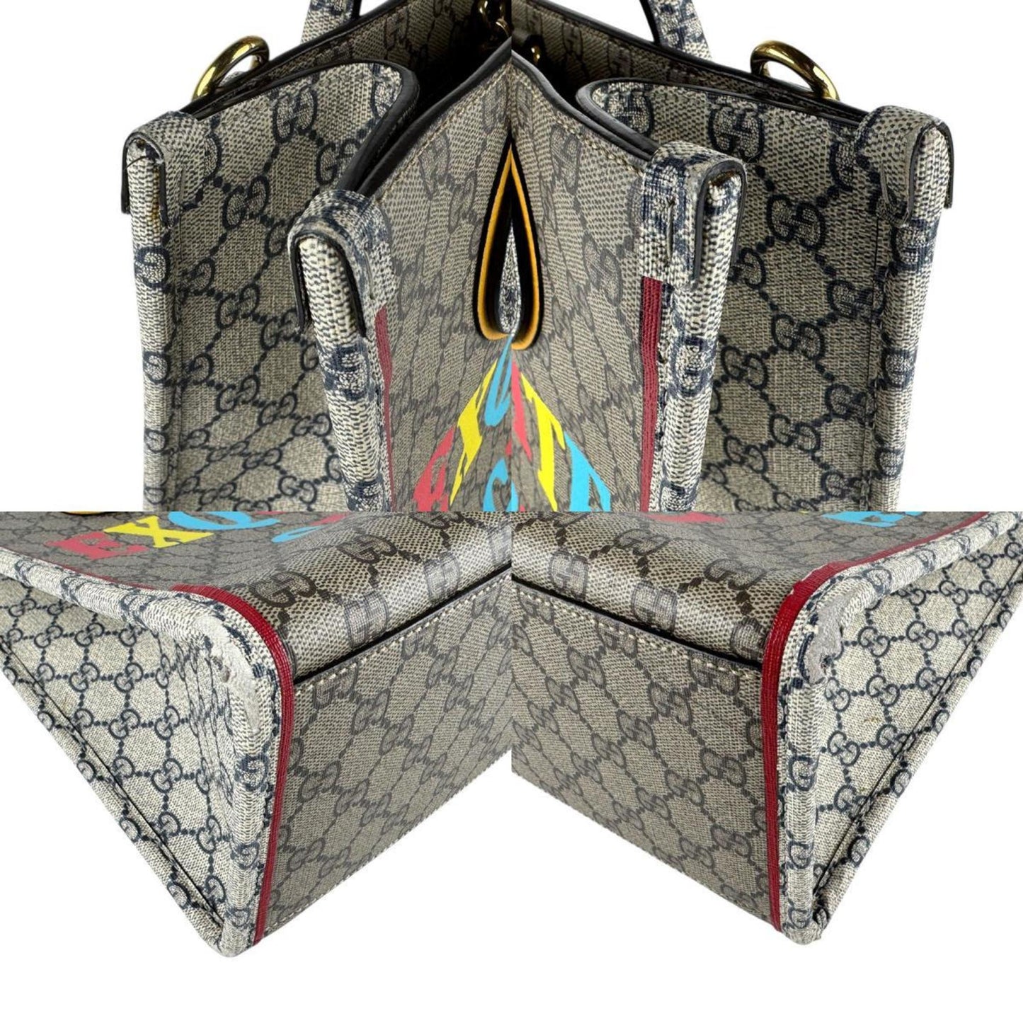 Gucci Multi-Color Gg Supreme Handbag Shoulder Bag