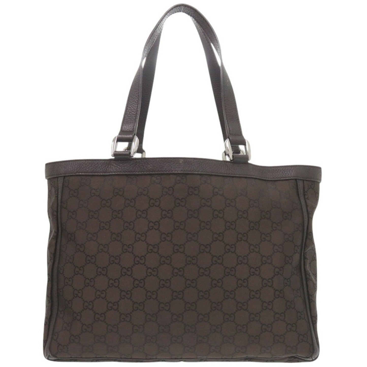 Gucci Abbey Brown Nylon Tote Bag