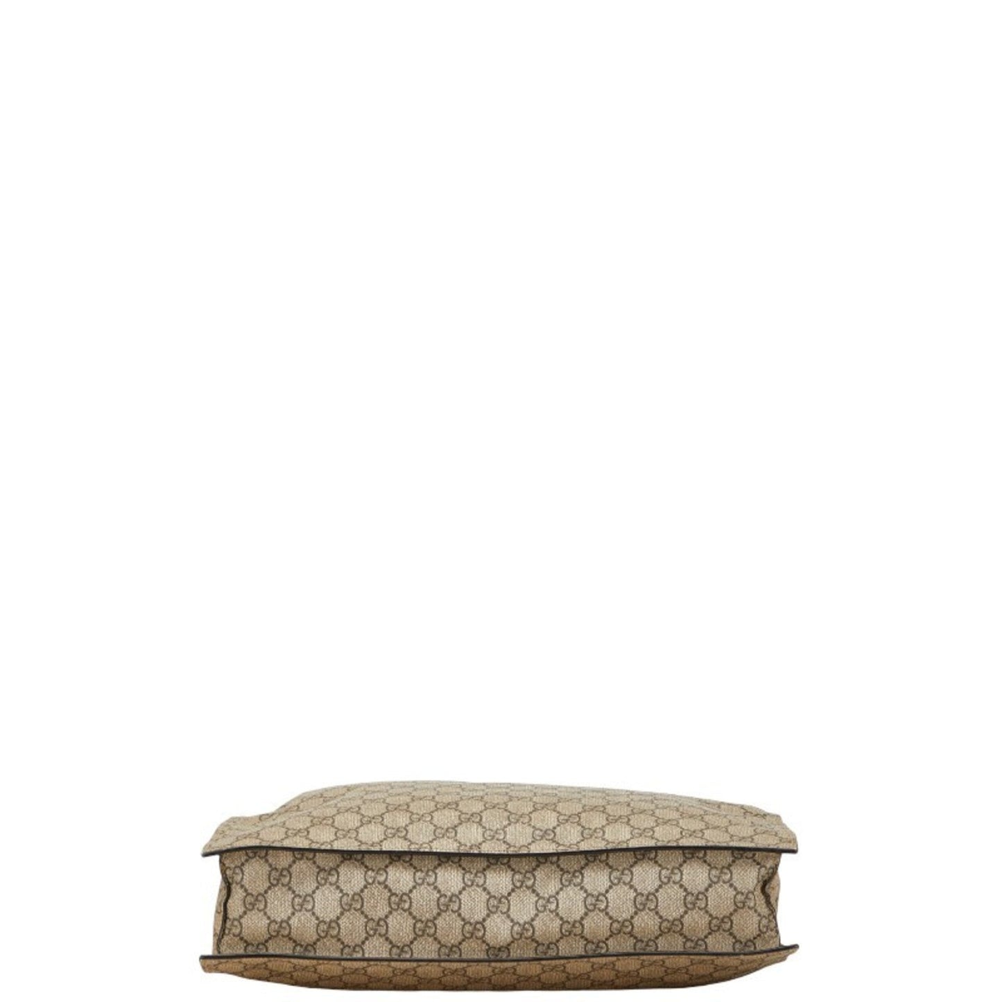 Gucci Beige Black Pvc Leather Shoulder Bag Tote Bag